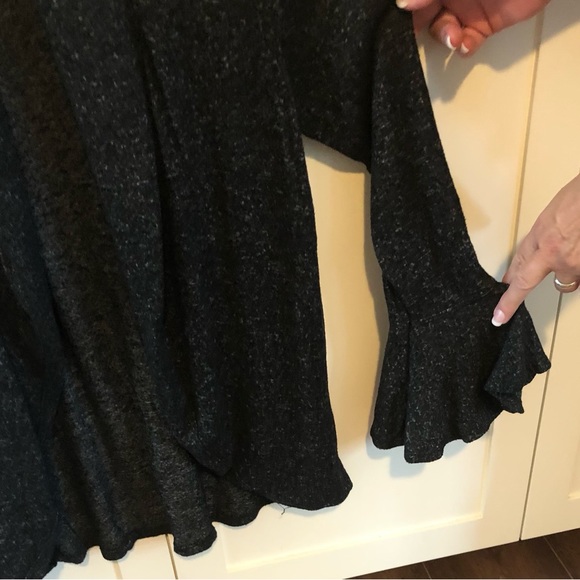 Cozy Dark Grey Cardigan - Picture 4 of 10